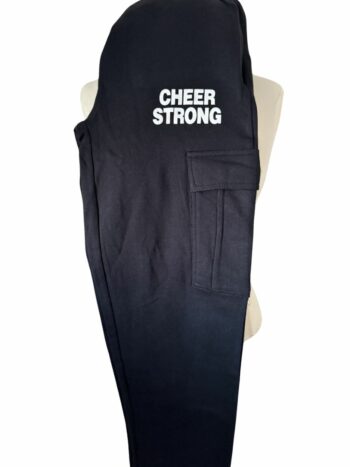 Cheer Strong Block Letter Cargo Joggers
