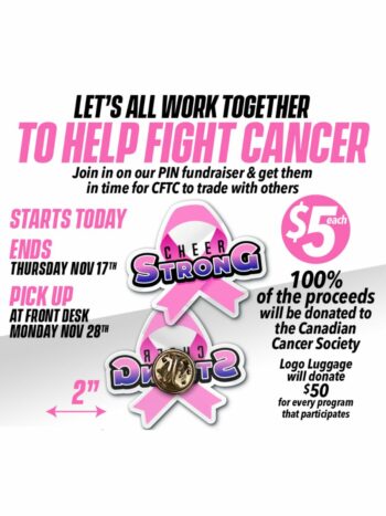 Cheer For The Cure Trading Pins