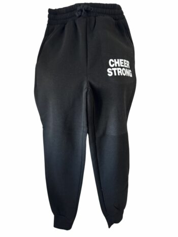 Cheer Strong Block Letter Fitted Joggers – Youth